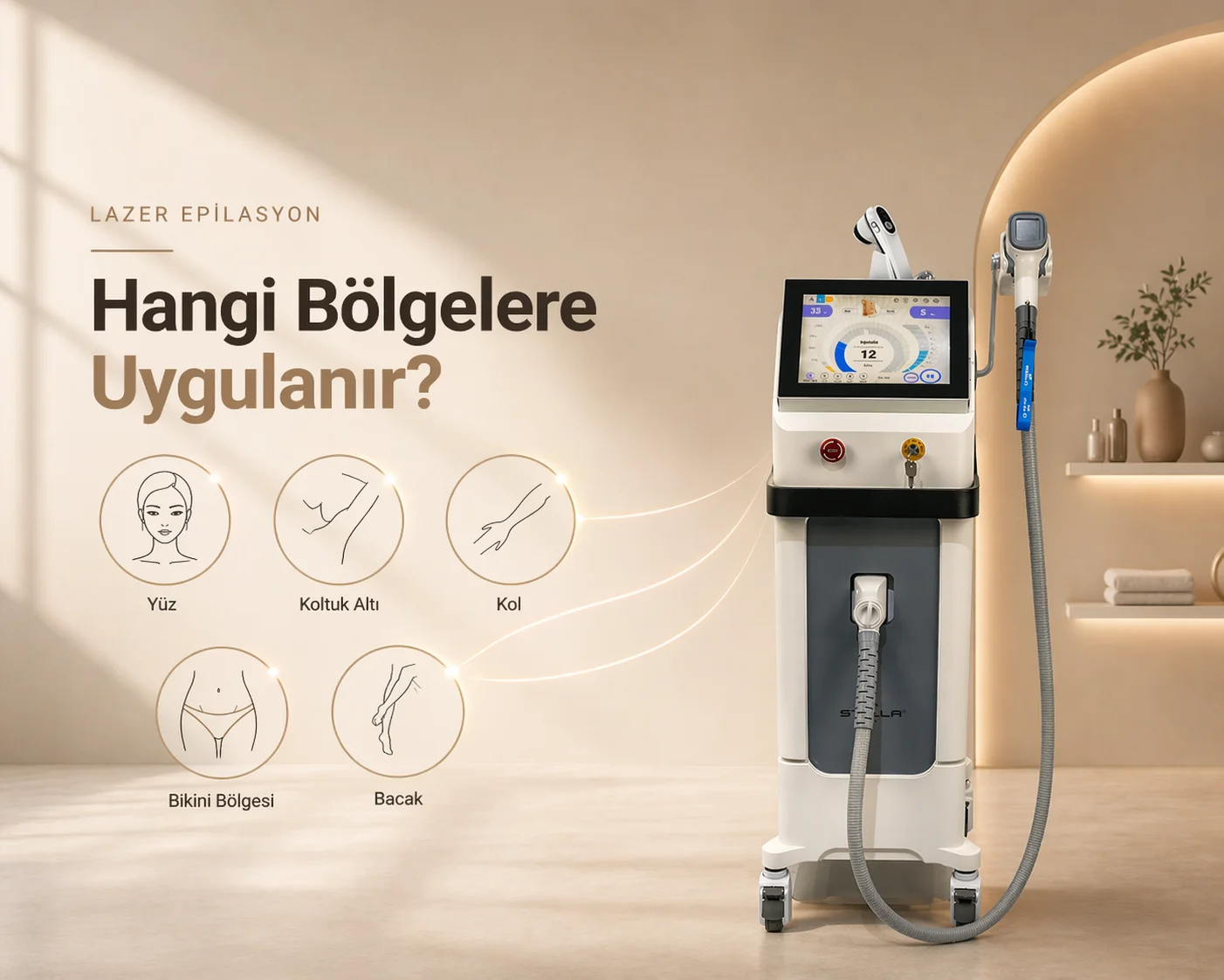 lazer epilasyon hangi bolgelere uygulanir