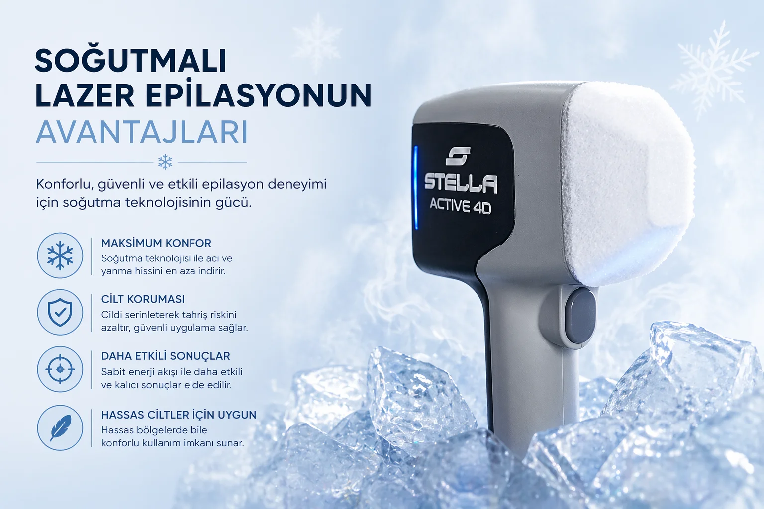 sogutmali lazer epilasyon