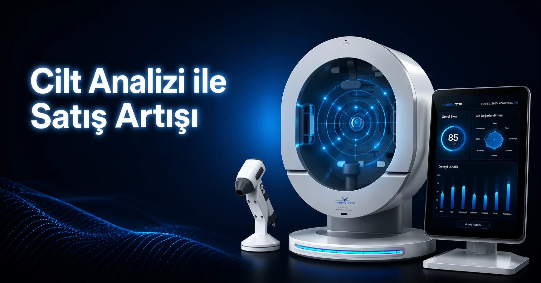 cilt analiz cihazi satis artirma yollari
