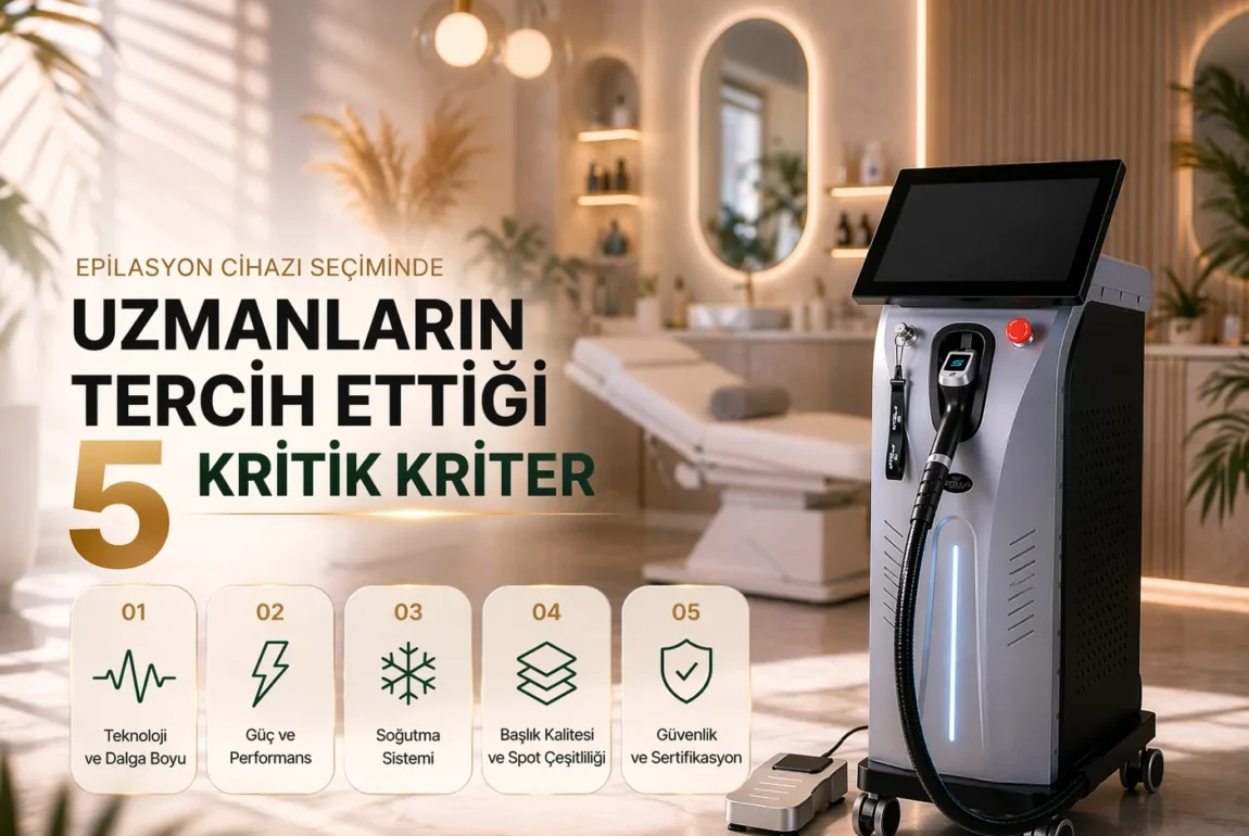 Epilasyon Cihazı Seçiminde Uzmanların Tercih Ettiği 5 Kritik Kriter
