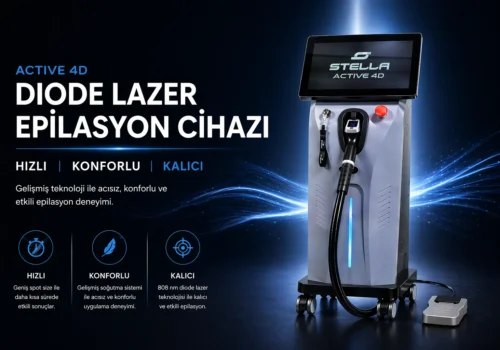 active 4d diode lazer epilasyon cihazi ile hizli