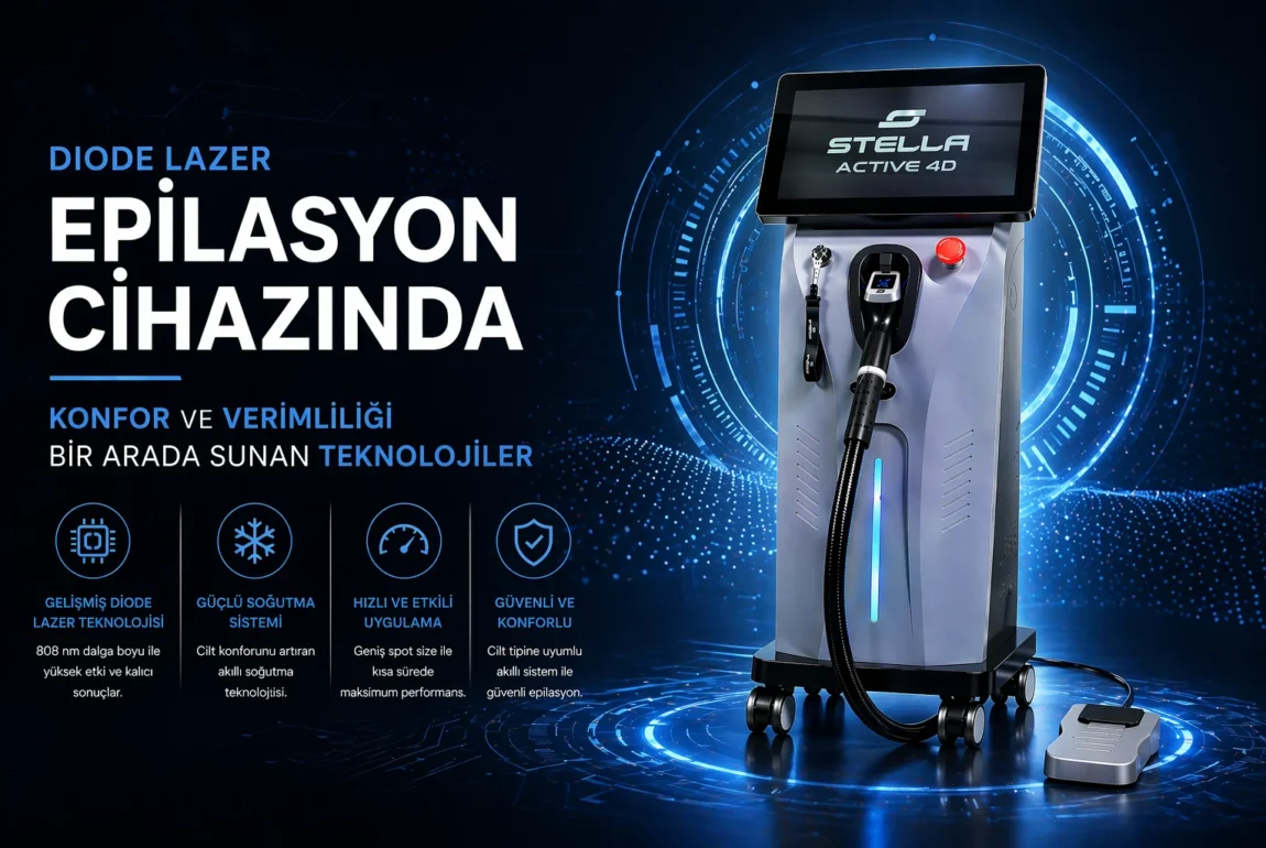diode lazer epilasyon cihazinda son teknolojiler