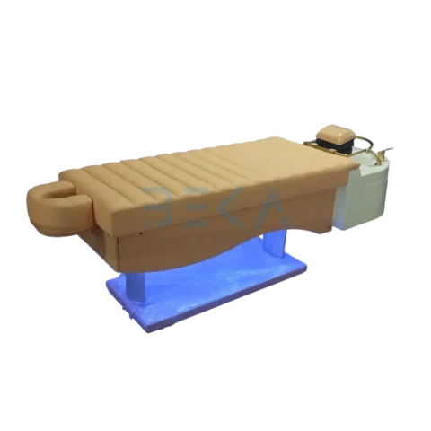 Kafa masajı ve terapi yatağı