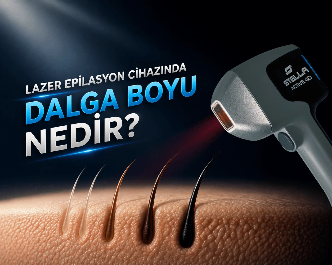 lazer epilasyon cihazında dalga boyu nedir