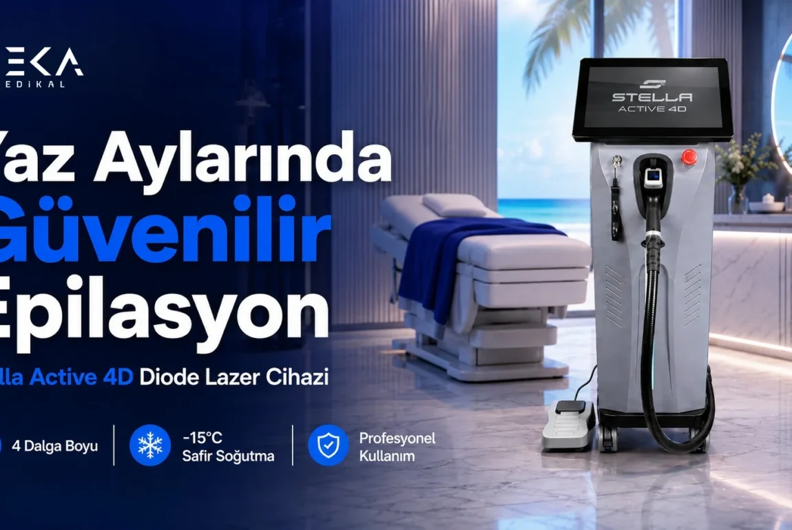 yaz aylarında diode lazer epilasyon cihazı